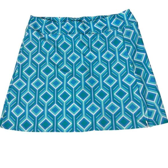 Jude Connally Patterned Skort Golf Tennis Size Large - Picture 1 of 8